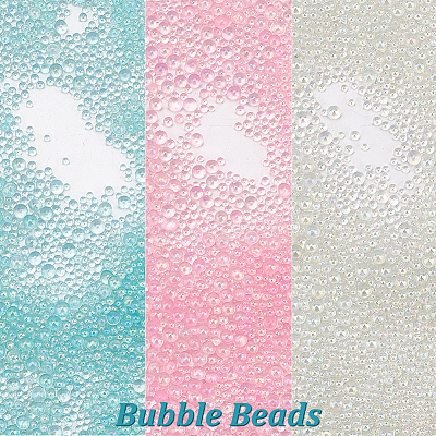 Olycraft Bubble Beads GLAA-OC0001-16-1
