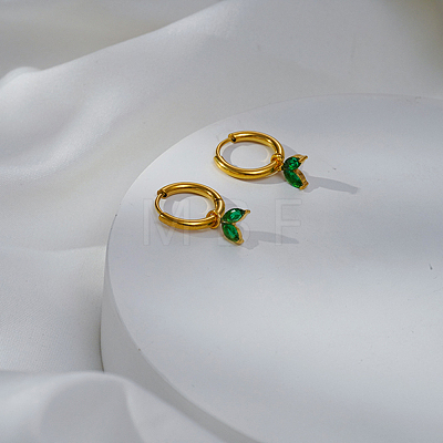 304 Stainless Steel Hoop Earrings AY4063-1-1