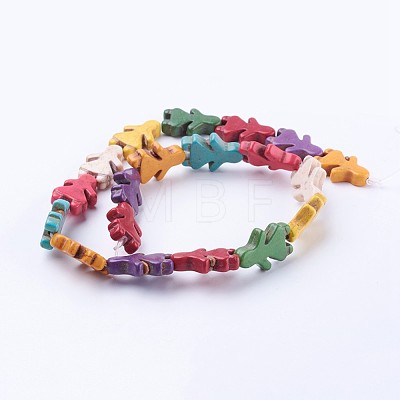 Synthetic Turquoise Beads Strands G-P347-07-1