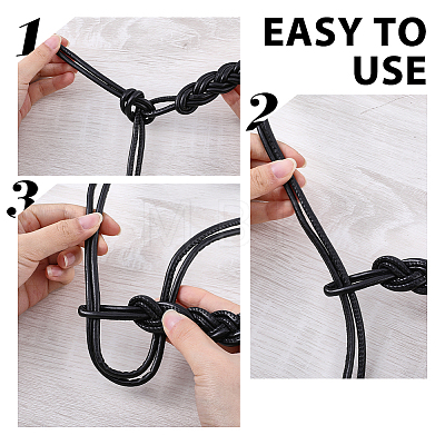 3Pcs 3 Colors PU Leather Rope Knot Tie Waist Belly Belts for Women AJEW-CL0003-71B-1