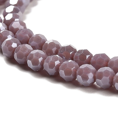 Opaque Glass Beads Stands X-EGLA-A035-P4mm-B11-1