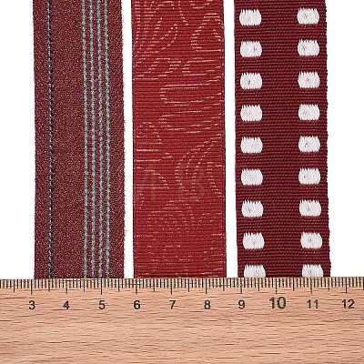 9 Yards 3 Styles Polyester Ribbon SRIB-A014-A02-1