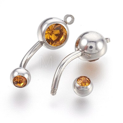 304 Stainless Steel Body Jewelry AJEW-L071-F03-1
