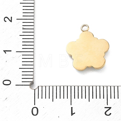 304 Stainless Steel Enamel Pendants STAS-I369-04G-03-1