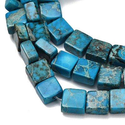 Dyed Natural Imperial Jasper Beads Strands G-F833-A01-01A-1