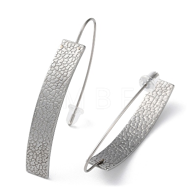 304 Stainless Steel Dangle Earrings for Women EJEW-D085-01P-04-1
