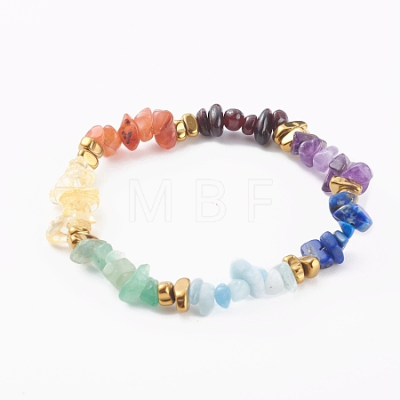 Chakra Jewelry BJEW-JB06156-1