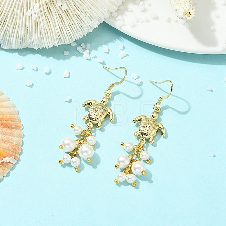 304 Stainless Steel Pendant Dangle Earrings EJEW-JE07232-01-1
