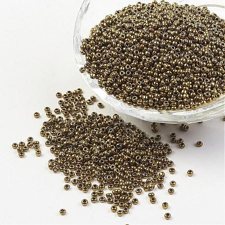 FGB 12/0 Grade A Round Glass Seed Beads X-SEED-A022-F12-601-1