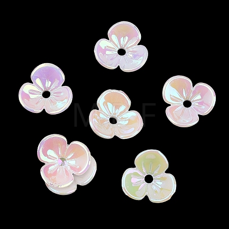 UV Plating Opaque Acrylic Bead Cap OACR-K001-44A-1
