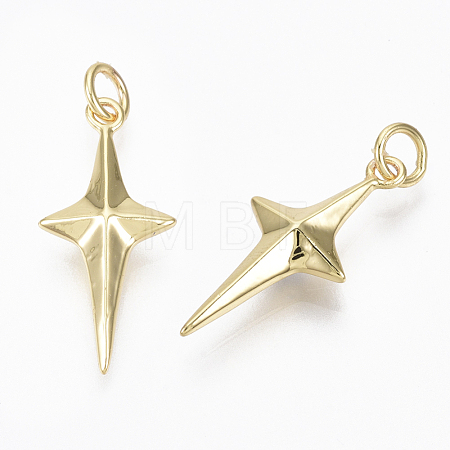 Brass Pendants ZIRC-R109-035-NF-1