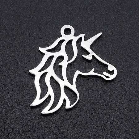Non-Tarnish 201 Stainless Steel Pendants STAS-S105-JN941-1-1