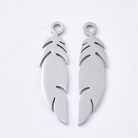 Tarnish Resistant 201 Stainless Steel Pendants LS-STAS-T045-45P-1