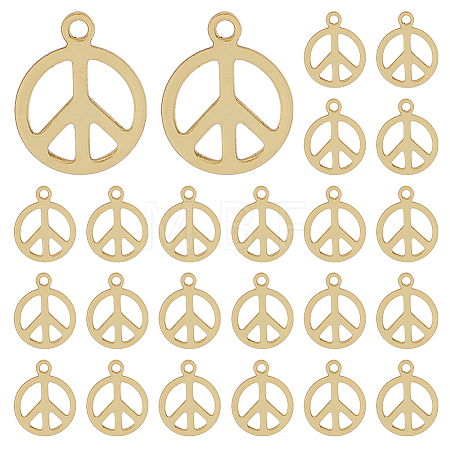 30Pcs Rack Plating Brass Charms KK-HY0003-37-1