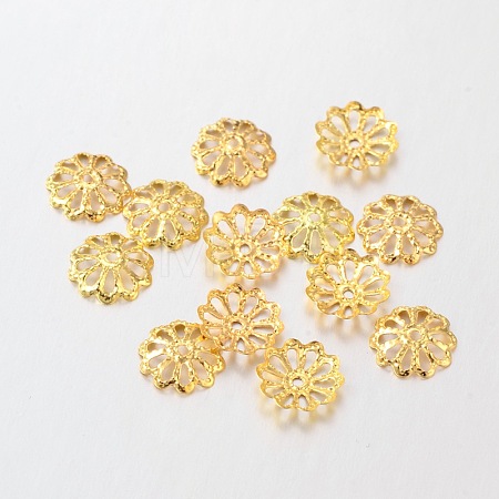 Iron Flower Bead Caps E191Y-G-1