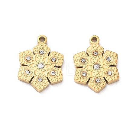 304 Stainless Steel Charms STAS-B142-09G-1