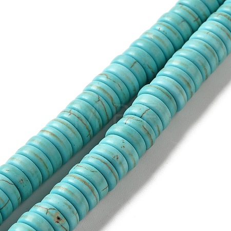 Synthetic Turquoise Dyed Beads Strands G-E594-20C-1