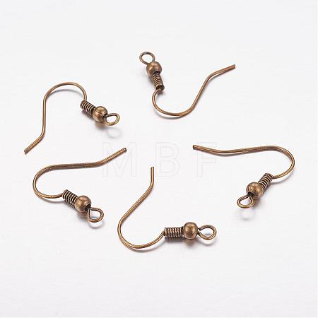 Brass Earring Hooks KK-S075-AB-NF-1