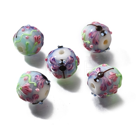 Handmade Lampwork Beads LAMP-K042-08D-1