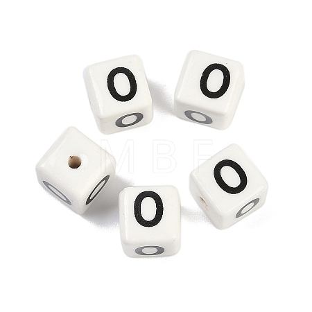 Porcelain Beads X1-PORC-R003-08O-1