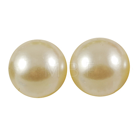 10000pcs ABS Plastic Imitation Pearl Cabochons SACR-S738-3mm-Z24-1