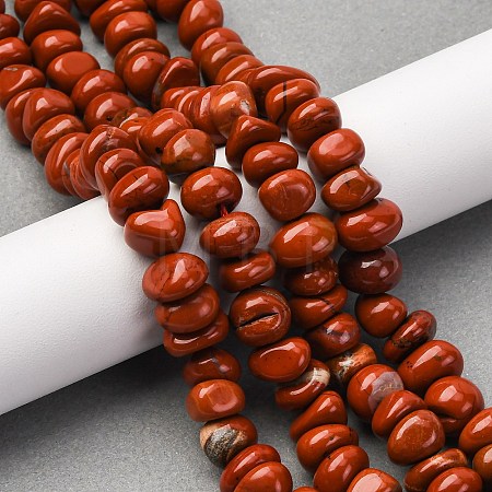 Natural Red Jaseper Beads Strands G-RM250109-B5-1