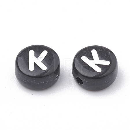 Opaque Acrylic Beads X-SACR-N002-02K-1