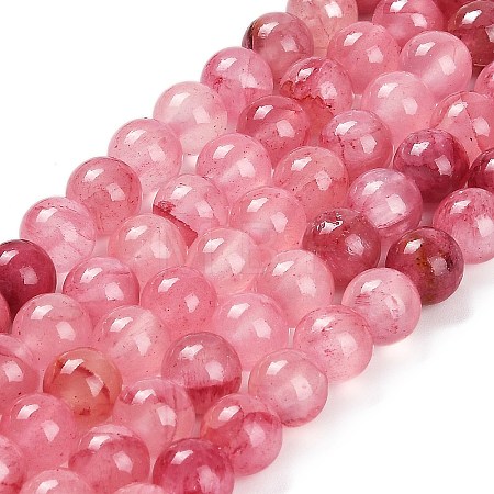 Natural Green Jade Beads Strands G-B128-A06-03-1