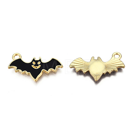 Light Gold Plated Alloy Pendants ENAM-T009-11A-1