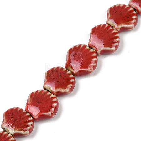 Handmade Porcelain Beads Strands LS-PORC-Q002-01A-03-1