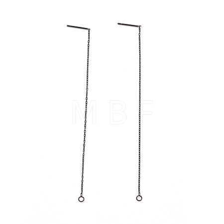 304 Stainless Steel Stud Earring Finding STAS-E161-06EB-1