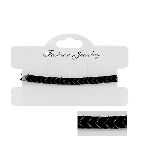 Non-magnetism Hematite Bradided Bead Bracelets for Women Men ZJ6081-6-1