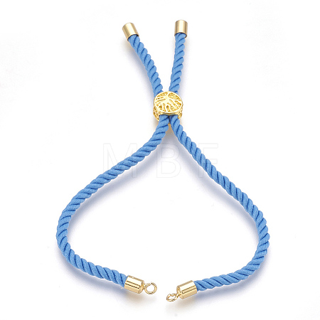 Cotton Cord Bracelet Making KK-F758-03E-G-1