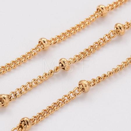 Ion Plating(IP) 304 Stainless Steel Twisted Chains CHS-H007-11G-1