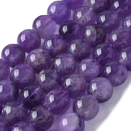 Natural Amethyst Beads Strands G-S031-1-1