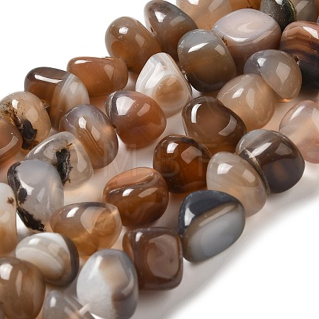 Natural Agate Beads Strands G-H295-B01-02-1