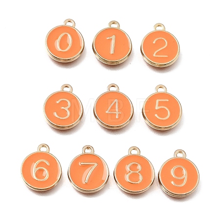 Alloy Enamel Charms ENAM-T010-07J-1