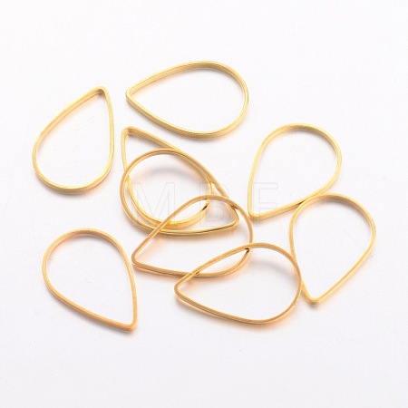 Brass Linking Rings X-EC03111x16mm-G-1