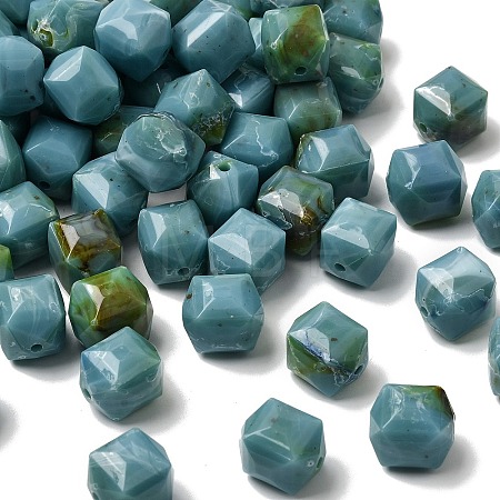 Opaque Acrylic Imitation Gemstone Beads OACR-G061-03B-1