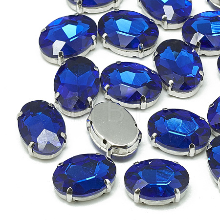 Sew on Rhinestone RGLA-T091-13x18mm-11P-1