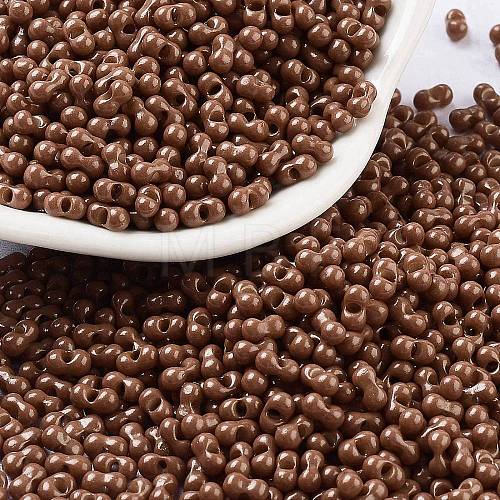 Baking Paint Glass Seed Beads SEED-A033-04C-1