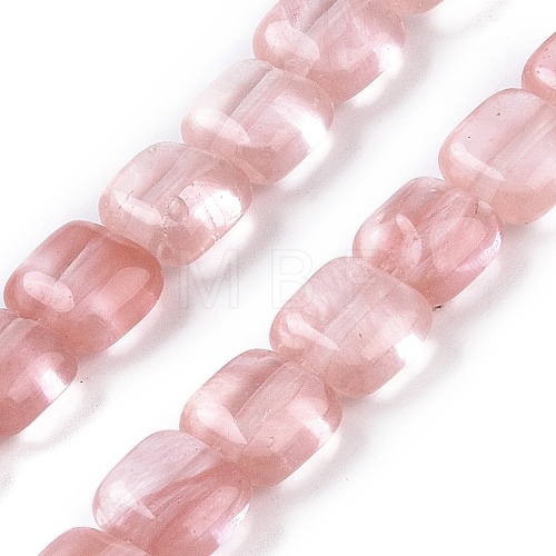 Cherry Quartz Glass Beads Strands G-M435-A17-01-1