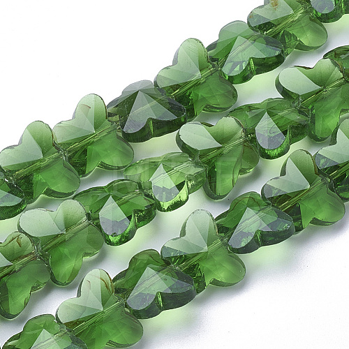 Transparent Glass Beads GLAA-Q066-14mm-B07-1