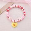 Valentine's Day Zinc Alloy Enamel Charm Bracelets FS-WG4D636-12-1