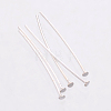 925 Sterling Silver Flat Head Pins STER-K017-25mm-S-01-1