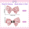 4Pcs 2 Colors Polyester Bowknot Shoe Decorations FIND-GF0005-01-2