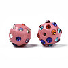 Polymer Clay Rhinestone Beads RB-T017-31B-A-3