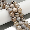 Natural Banded Agate Beads Strands G-NH0023-B01-02-2