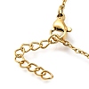 Ion Plating(IP) 304 Stainless Steel Satellite Chains Bracelet for Women BJEW-E111-08G-A-01-3