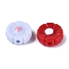 Opaque Enamel Acrylic Beads OACR-Q199-04-2